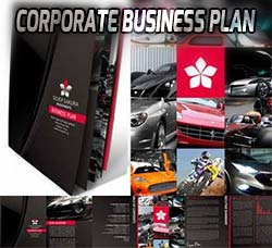 indesign模板－公司业务计划手册：Corporate business plan